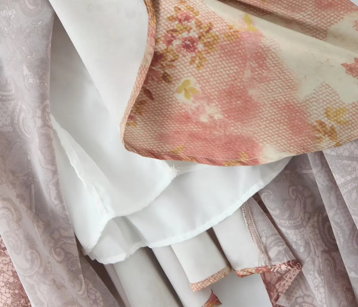 KOPI Asymmetric Floral Mini Dress