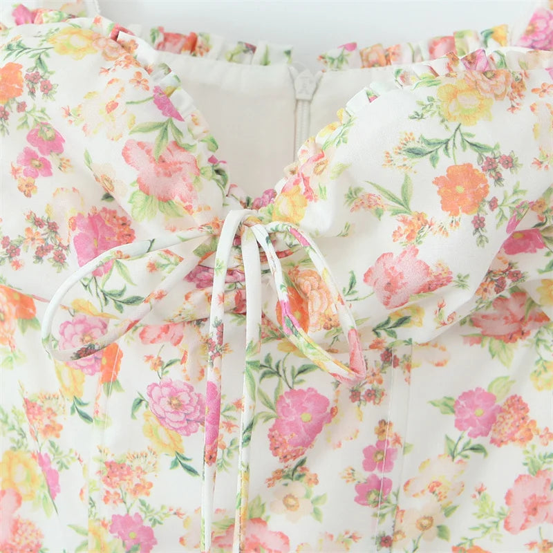 Or- Floral Maxi Dress