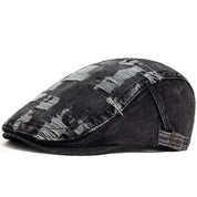 The Rafi Hat – Ripped Denim Beret