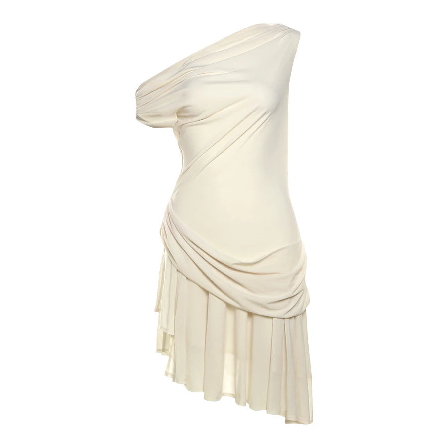 Lee Asymmetric Mini Dress