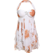 AYMI wide mini dress with starfish