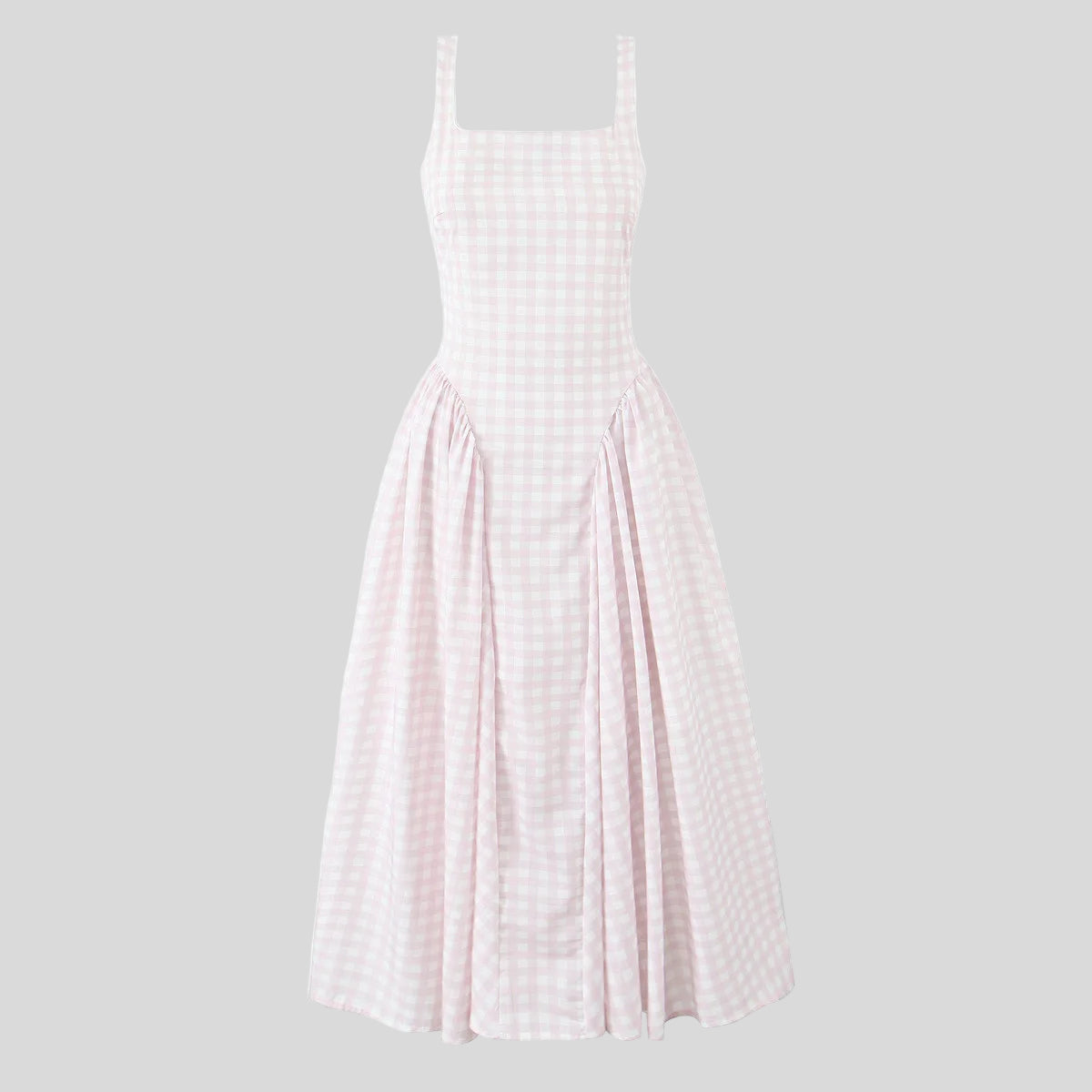 Yaela- Puffy plaid dress