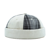 Plaid Patchwork Docker Cap