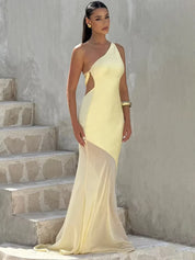 Class- Maxi dress with one sleeve