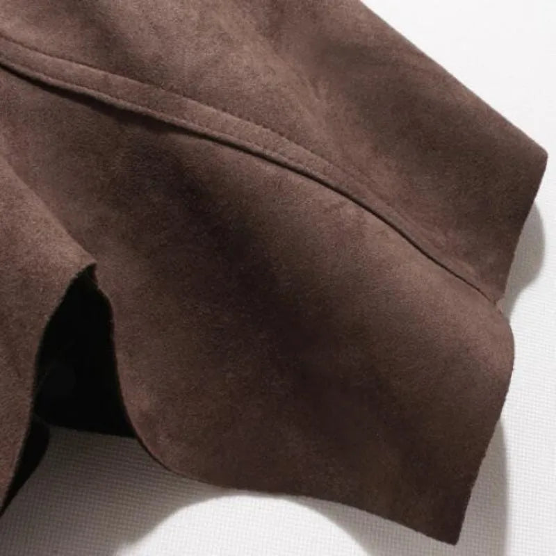 Nom Brown Asymmetric Flare Skirt