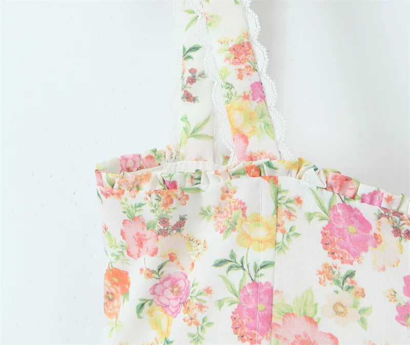 Or- Floral Maxi Dress