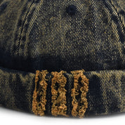 Washed Denim Docker Cap