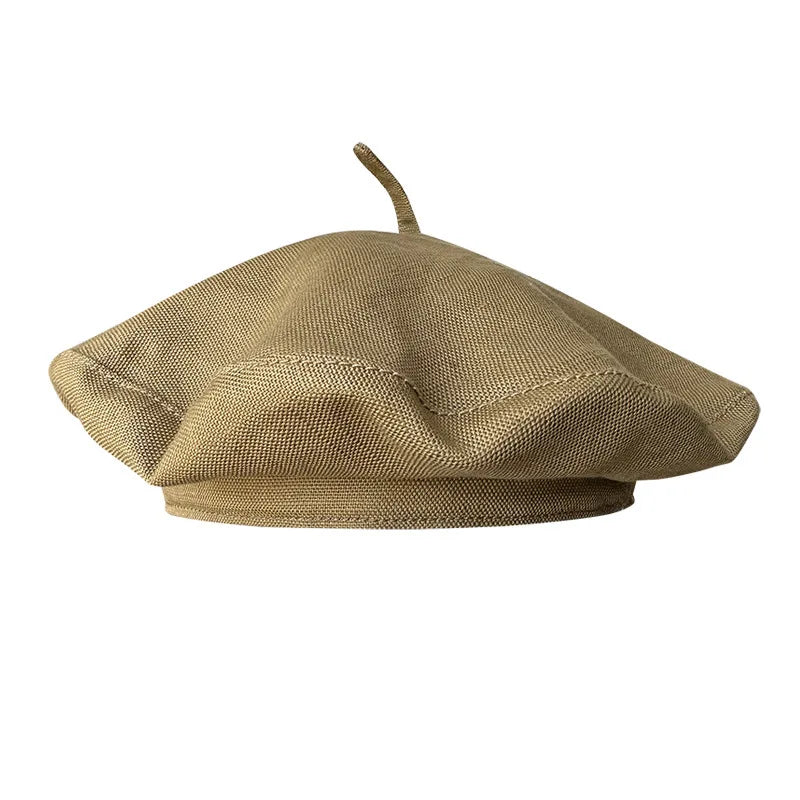 The Liora Hat – Linen Beret