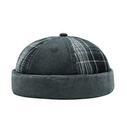 Plaid Patchwork Docker Cap