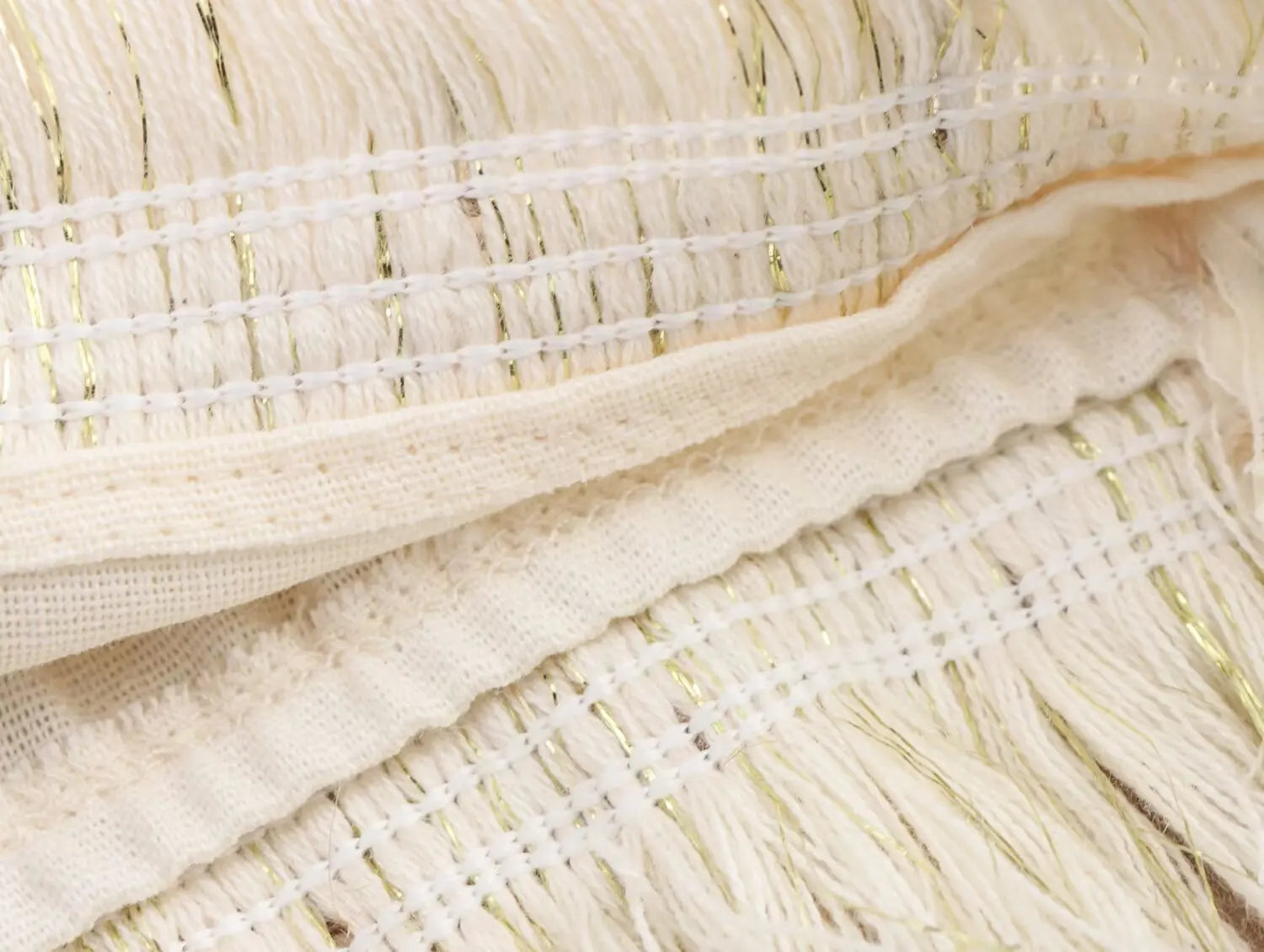 Shanti- White Top and Skirt Set with Fringes