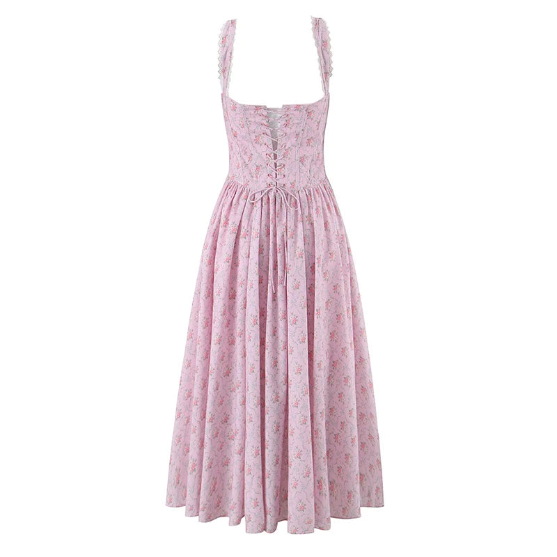 Yaara- Vintage Style Maxi Dress