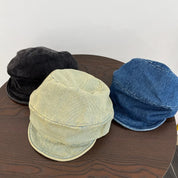 Denim Octagonal Painter Cap