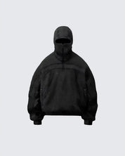 Rock Eye-Cutout Zip Hoodie