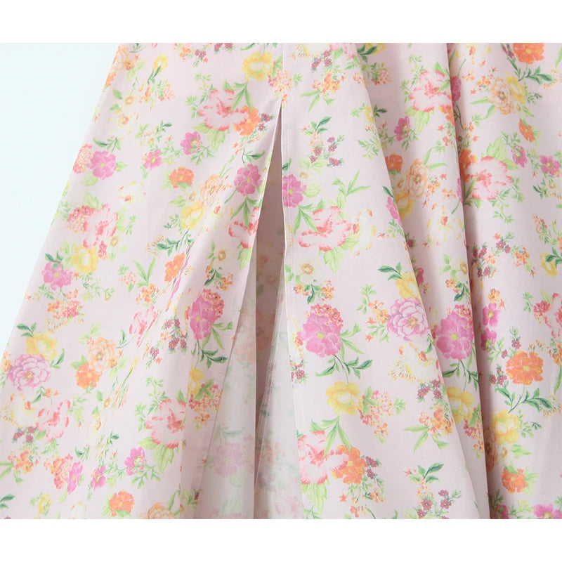 Yamit - Floral strapless maxi dress