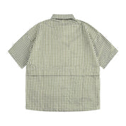 Men's Plaid Cargo Shirt