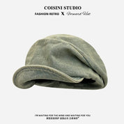 Denim Octagonal Painter Cap