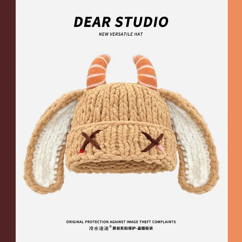 Little Devil Bunny Ear Beanie