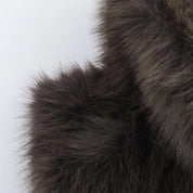 Women's Faux Fur Collar Vest