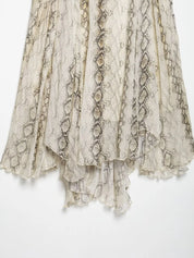 FIL Crochet Seashell Mini Dress