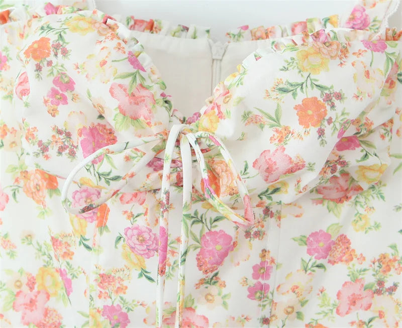 Or- Floral Maxi Dress