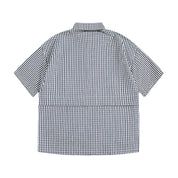 Men's Plaid Cargo Shirt