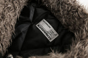 MOON Warm Fur Jacket with Buckle