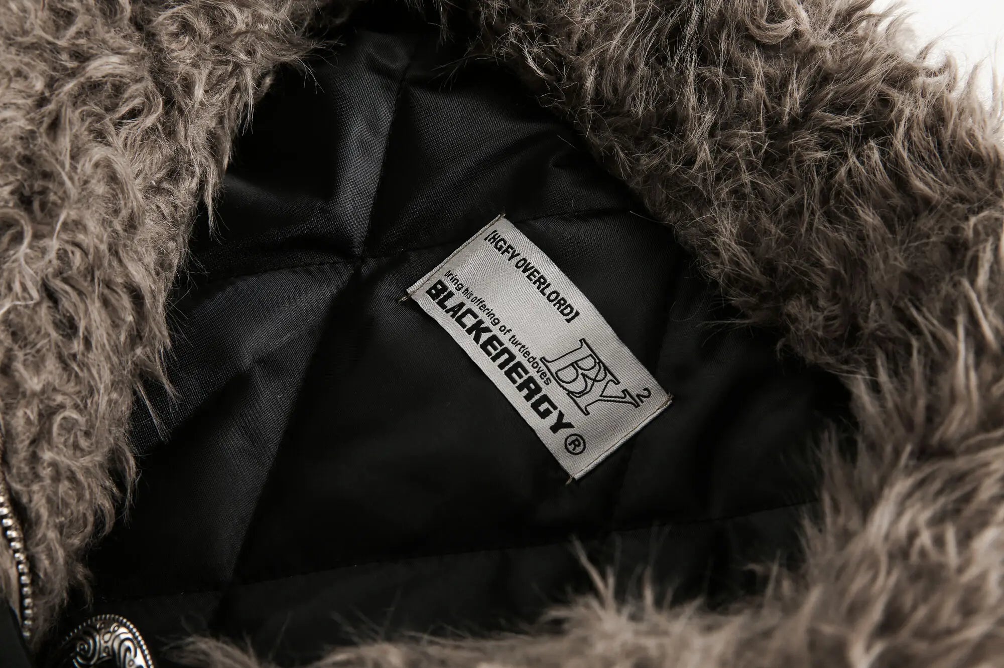 MOON Warm Fur Jacket with Buckle