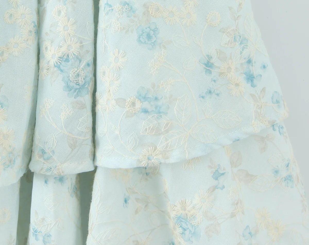Princess - Layered mini dress with lace