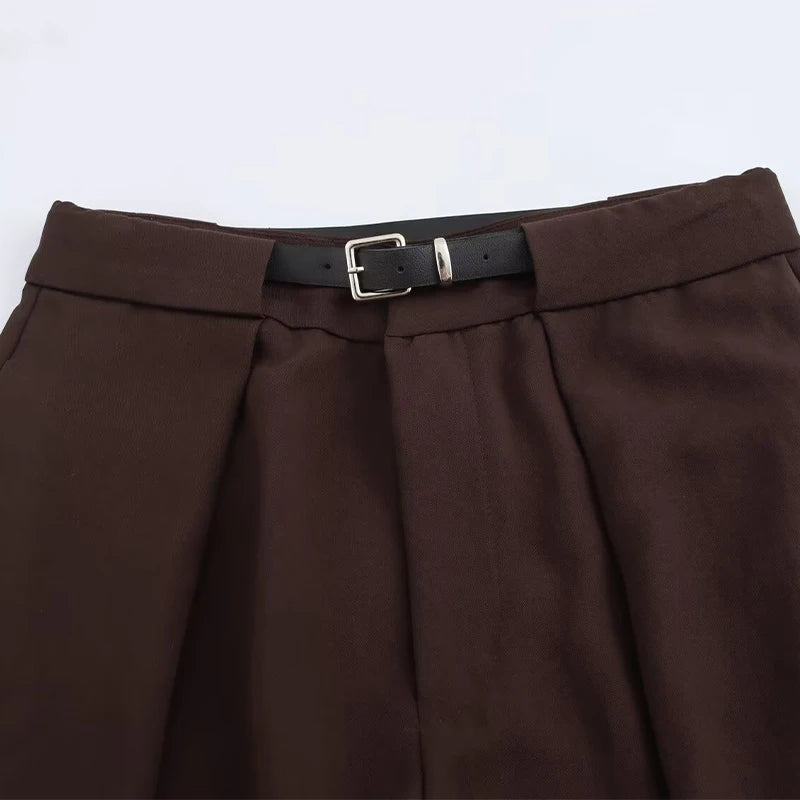 UIN Wide Elegant Brown Pants