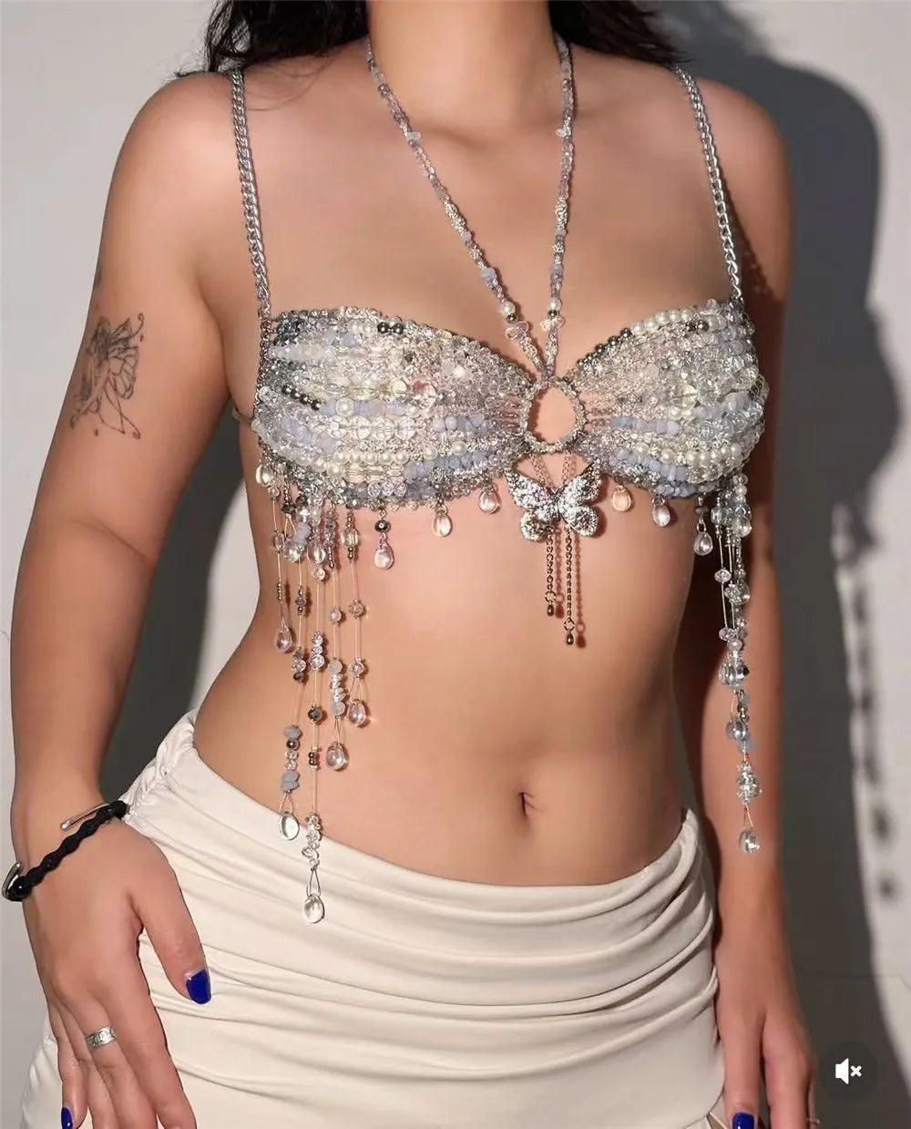 Celestial Pearl Body Chain