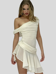 Lee Asymmetric Mini Dress