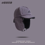 Fleece Bomber Hat with Ear Flaps