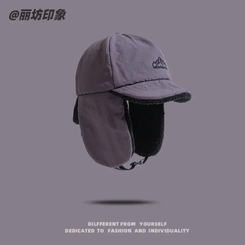Fleece Bomber Hat with Ear Flaps