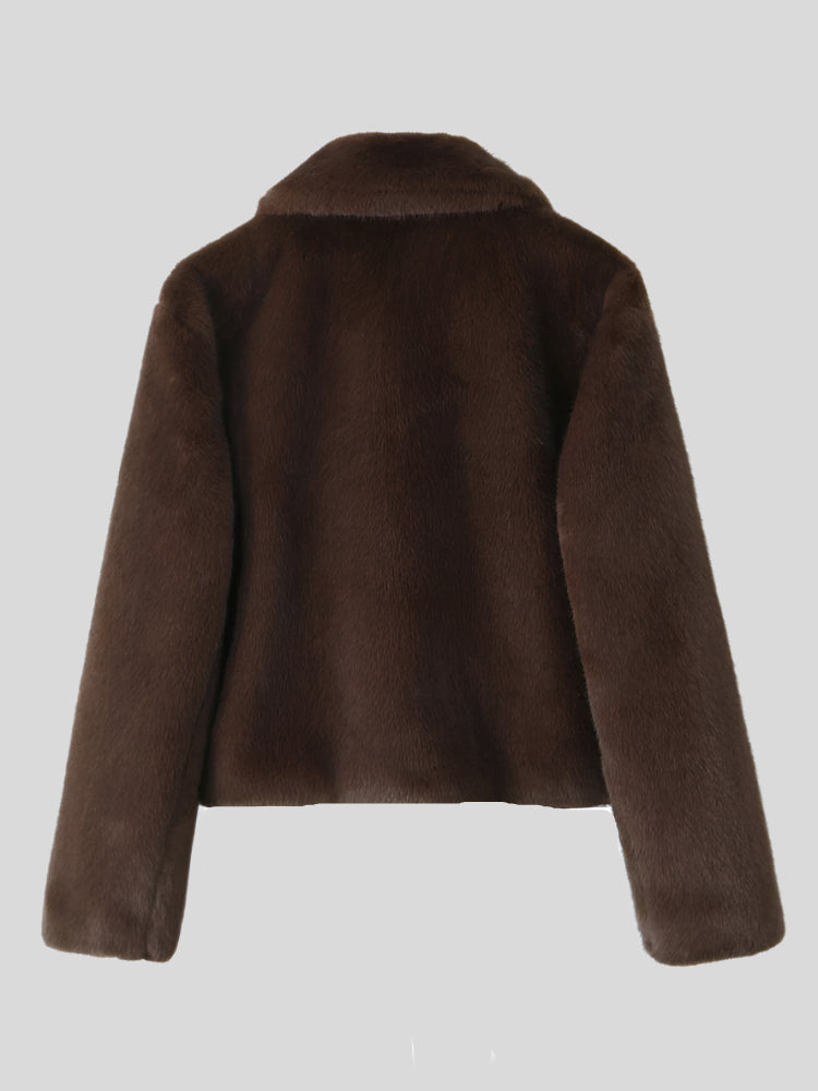 TO Warm Short Fur Jacket