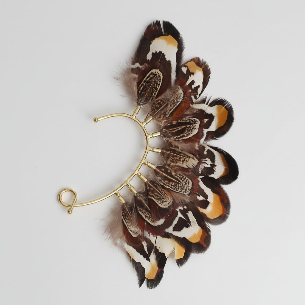 Feather earring