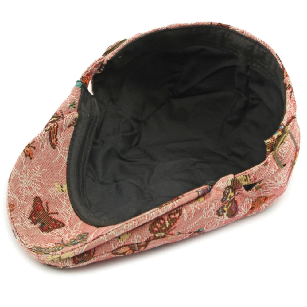 The Mavi Hat – Butterfly Embroidered Beret