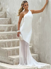 Class- Maxi dress with one sleeve