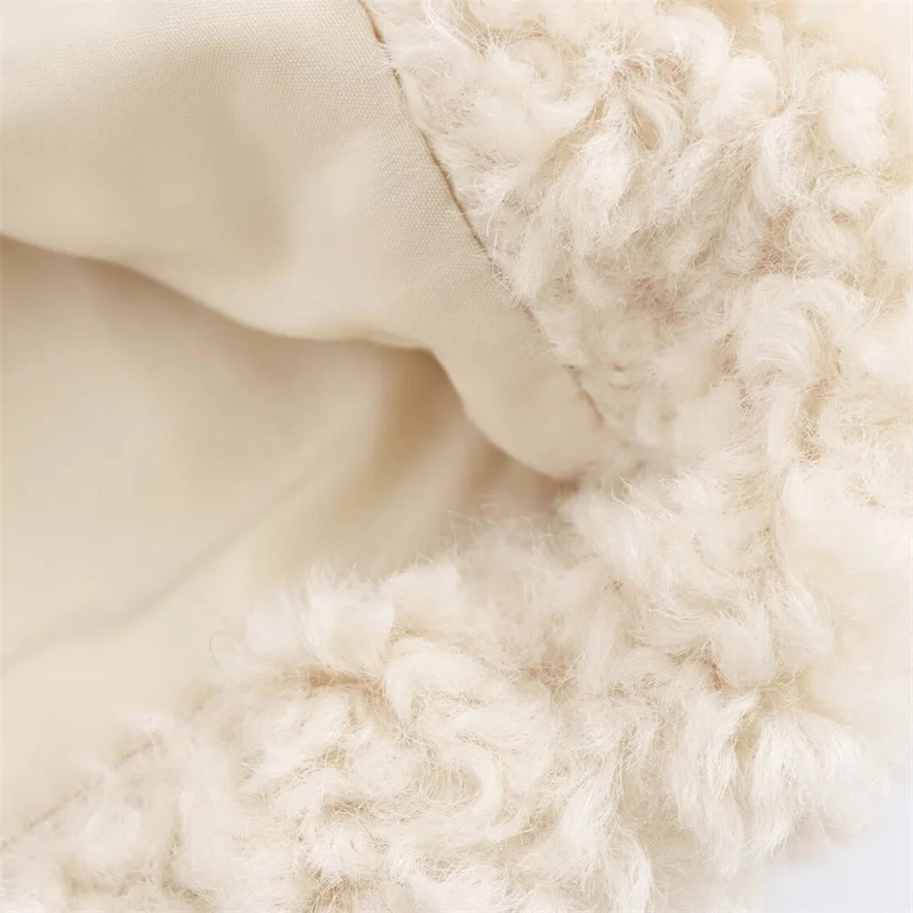 WIN White Fur Coat