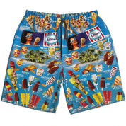 YUMY Ice-Cream Print Shorts