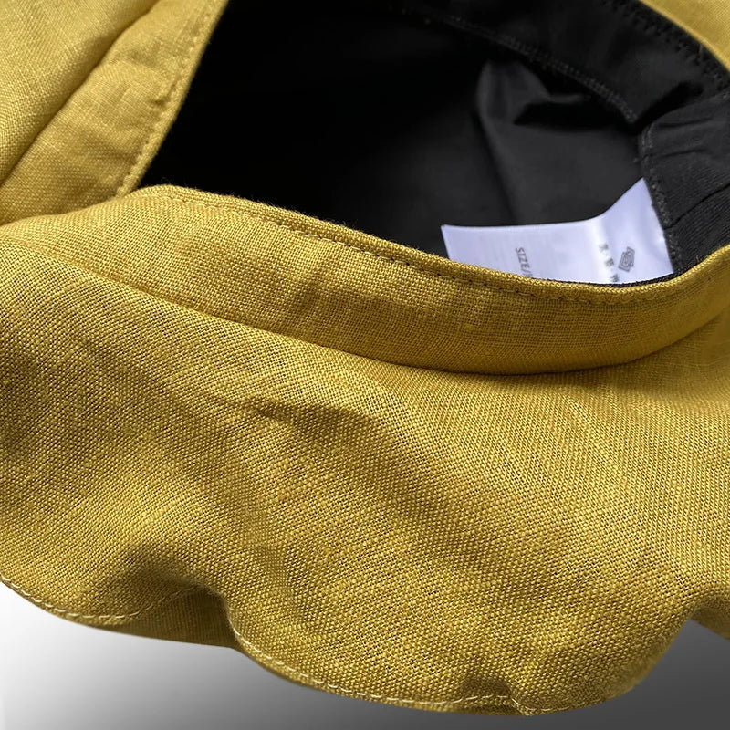 The Liora Hat – Linen Beret