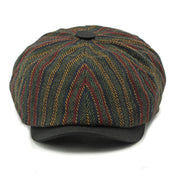 Striped Beret Hat