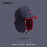 Fleece Bomber Hat with Ear Flaps