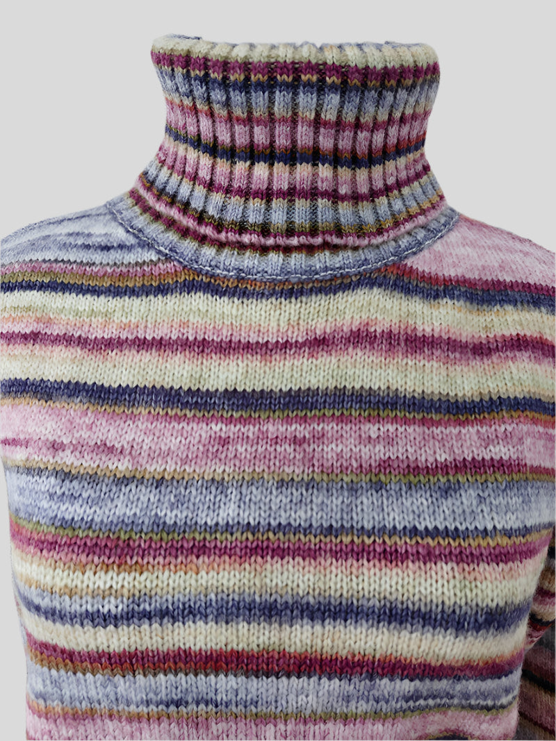 UU Striped Turtleneck
