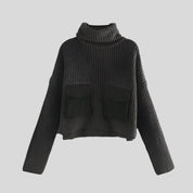 U Pocket Turtleneck Sweater