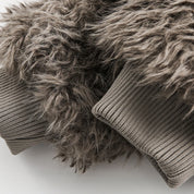 MOON Warm Fur Jacket with Buckle