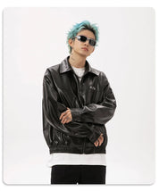 DID Classic Black Leather Jacket