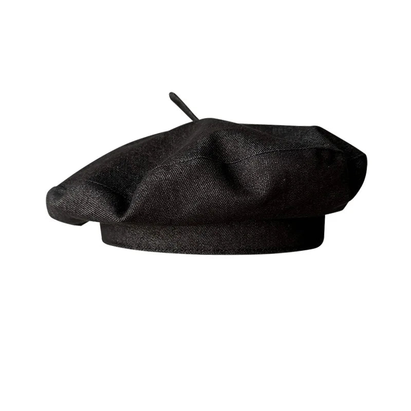 The Liora Hat – Linen Beret
