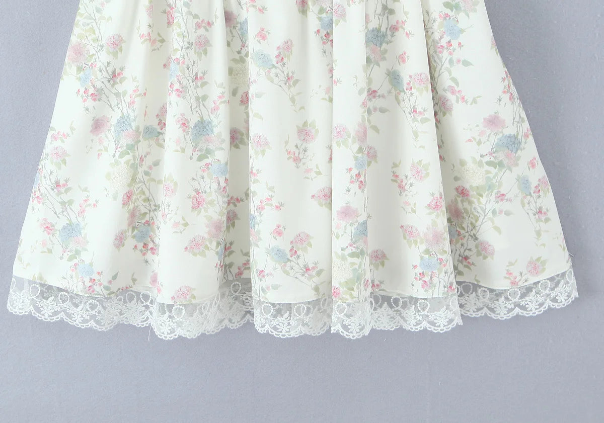 Inbal - Vintage-style floral mini dress