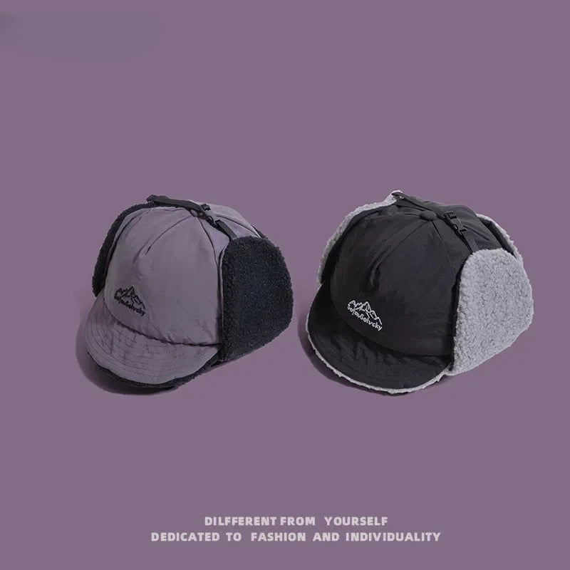 Fleece Bomber Hat with Ear Flaps