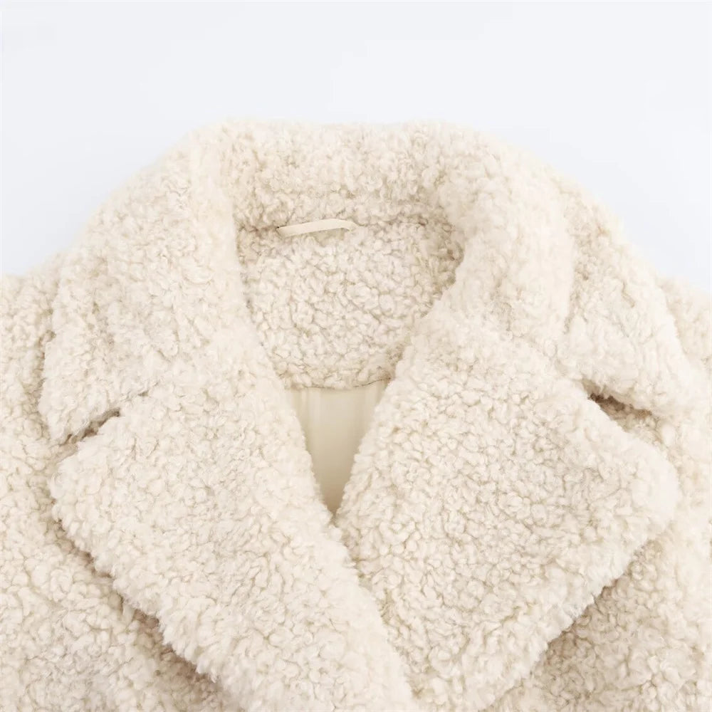 WIN White Fur Coat